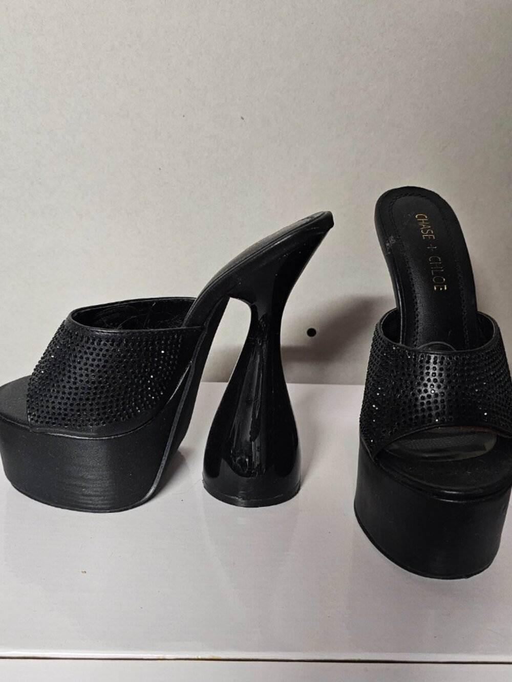 Super high heel sandals